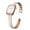 Cream, variant on Skinny Leather Watch Band for Apple Watch 38/40/41/42mm(Series 10) for Women - Black