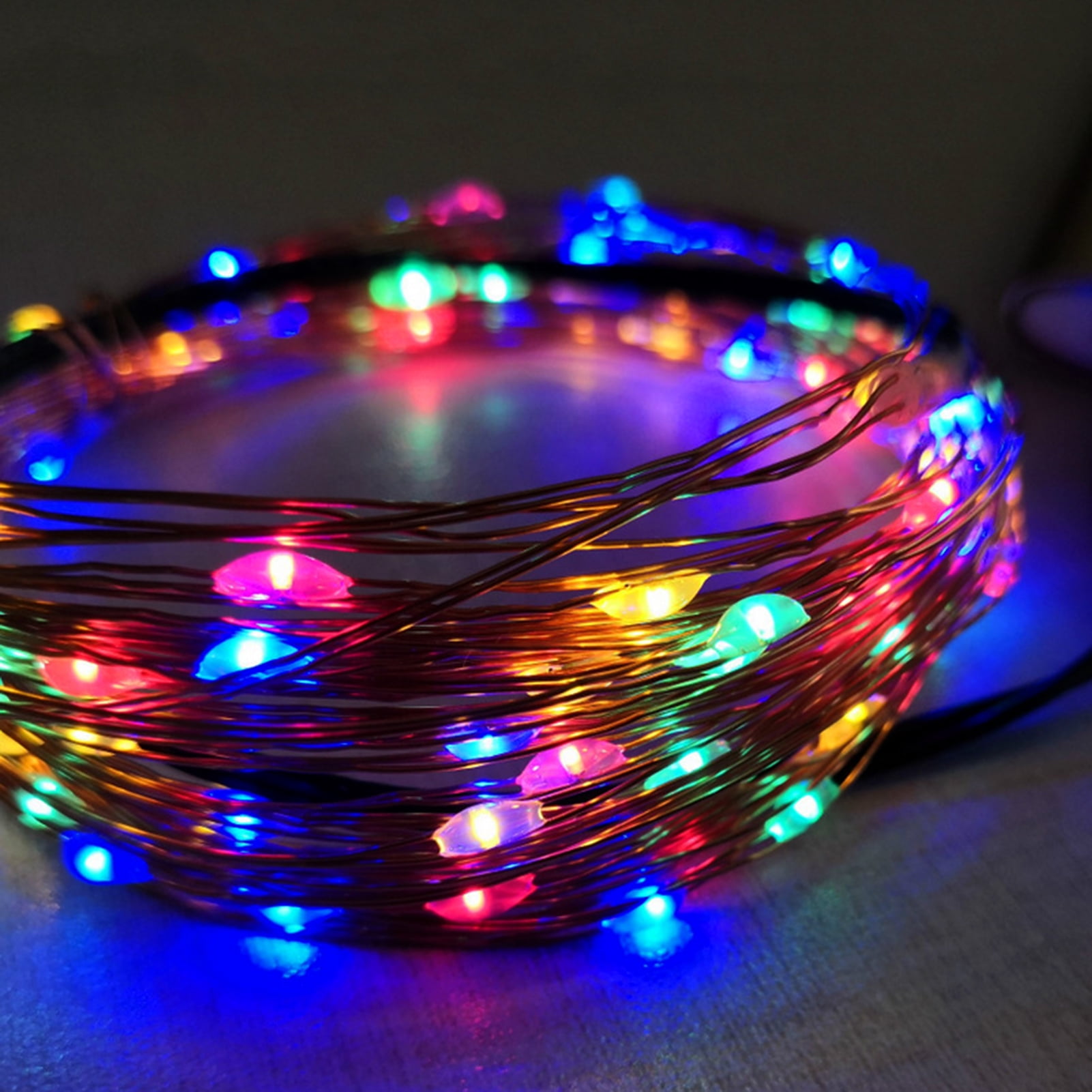 Details about   Battery Operated LED Fairy String Light 2M/3M/5M/10M Christmas Fairy light 