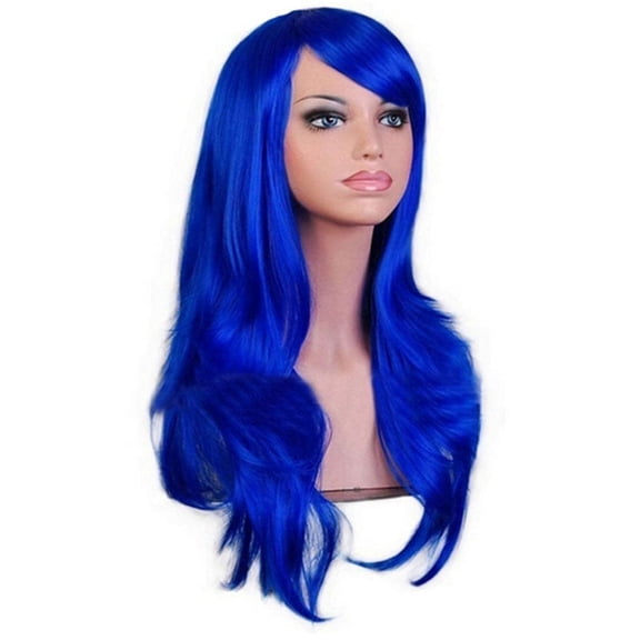 Nvzi-c Wig Curly Hair Wave Medium Temperament Wig Headgear(27.56in，A87)