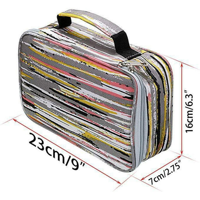 Estuche impermeable para lápices, 72 colores, 120 agujeros, gran capacidad, estuche para lápices desmontable para bocetos