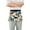 Cat and Dog Paw, variant on Server Apron with 3 Pockets Waterproof Waitress Waist Short Apron for Man Woman Cute Sloth with Ice Cream 12 Inches