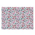 thumbnail image 1 of Tulip Cutting Board, Floral Background with Linked Swirling Tulip and Branches Fresh Ornate, Decorative Tempered Glass Cutting and Serving Board, Large Size, Pink Teal Red, by Ambesonne, 1 of 1