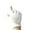 White, variant on Prolriy Winter Gloves with Coral Couple's Flipped Cold-Proof Half-Finger Gloves Winter Gloves Black