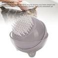 thumbnail image 4 of Pet Grooming Cleanup Comb, Universal Design Skin Friendly PP Material Anti Static Pet Massage Brush for Small Dogs Cats RabbitsGray, 4 of 7
