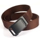 thumbnail image 5 of Cinturón de nailon con hebilla automática informal para hombre Cinturón interior resistente y duradero Cinturón liso Proporciona un ajuste cómodo, 5 of 6
