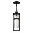 thumbnail image 4 of Craftmade ZA4211-MN Encompass Minimal Metal Framed Outdoor Pendant, 1-Light 60 Watt, 20"H x 7"W, Midnight, 4 of 11