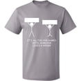 thumbnail image 2 of OXI T-Shirt - It's All Fun And Games, Basic Casual T-Shirt for Men's and Women Fleece T-Shirt Short Sleeve - Sport Grey Medium, 2 of 3