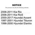thumbnail image 2 of Kugel Roulement de Roue avant 70-510055 pour Voiture Hyundai Accent Kia Rio Rio5 Tiburon Elantra, 2 of 10