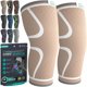 thumbnail image 1 of Rodilleras de compresión Modvel para mujer y hombre (paquete de 2). Ideales para correr, dolor de rodilla, rodilleras deportivas para entrenamiento, desgarro de menisco, ligamento cruzado anterior (LC, 1 of 5