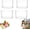 Crystal Clear*4 L, variant on Crystal Clear Freezer Storage Bins 4 Pack Plastic Durable Stackable Accessories with Handles Kitchen Organization for Refrigerator and Pantry Frozen Food, Meat & Veggies (Green*4 L)