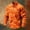 #329-Orange, variant on Ceisia Men's Long Sleeve Camo Print Shirt Vintage Slub Cotton Casual Button Down Lapel Collar Relaxed Fit Top Pink Gifts for Father S