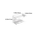 thumbnail image 3 of PRETXORVE Paper Bracket Wall Mounted Oppose Rust-adhesive Paper Bracket, 3 of 6