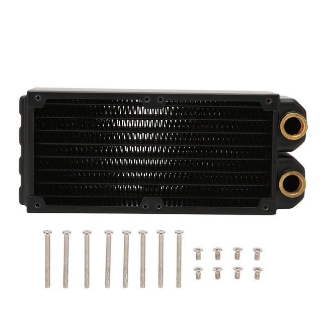 Radiadores de cobre para CPU, radiadores de cobre, buen rendimiento, intercambiadores de calor de cobre, radiadores de cobre