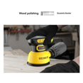 thumbnail image 3 of 5-Inch Random Orbital Sander 12000RPM 6 Variable Speed Sander Machine with 5Pcs Sandpapers for Woodworking EU Plug, 3 of 5