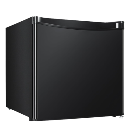 1.7 Cu. ft Mini Fridge with Freezer, Adjustable Thermostat, Energy Saving, Low Noise, Single Door Compact for Dorm, Office, Bedroom(Black)