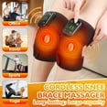 thumbnail image 2 of Heated Knee Massager for Pain Relief - Knee, Shoulder & Elbow Brace with Heating and Massage, 3 in 1 Heating Pads for Pain Relief,Black, 2 of 5