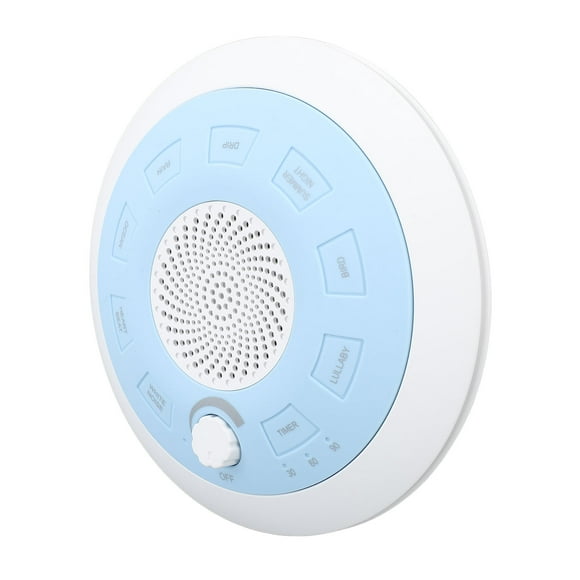 Portable White Noise Machine, Baby Sound Machine 8 Sounds USB Rechargeable Volume Control Simulation for Home for Office Royalblue