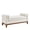 Ivory, variant on GZXS 51 Inch Upholstered End of Bed Bench with 2 Pillows, Modern Entryway Ottoman Seat with Solid Wood Frame, Boucle Fabric, Beige