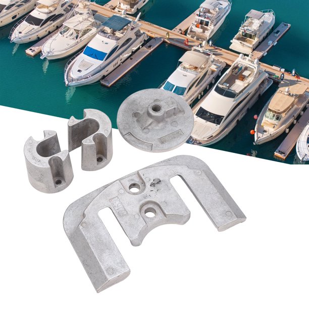 Kit de Ánodo de aluminio Motor de Salida, Alta Durabilidad TOTUATA 888761Q03 Protección Fuerte para unidadas Bravo III III
