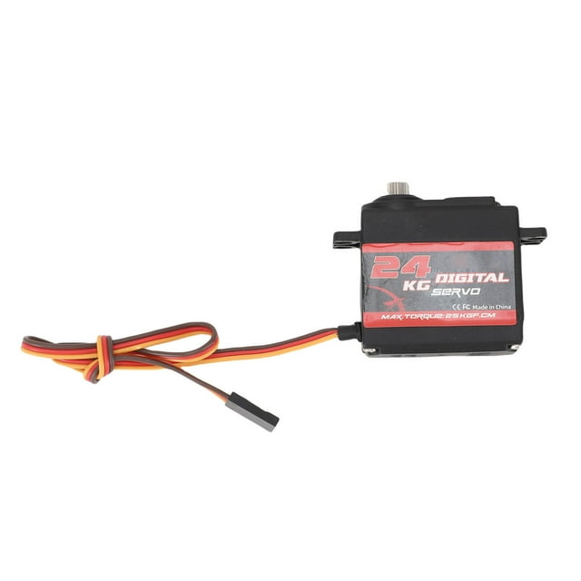 Digital Servo with Wire, High Torsion Servo Motor Metal Gear High Speed Micro Servo for RC Planes, Cars, Robotics