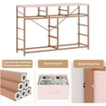 thumbnail image 6 of GAOMON Dresser for Bedroom, TV Stand for 55” TV, Entertainment Center Chest with 10 Drawers, Storage Organizer Unit for Bedroom, Living Room, Closet, Entryway, Hallway,Pink, 6 of 7