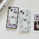 thumbnail image 2 of Bonita funda de teléfono transparente con dibujos animados de Snoopy y Charlie Brown para iPhone 16, 15, 14, 13, 12, 11 Pro Max, funda de billetera de TPU suave con tarjetero, 2 of 5