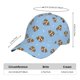 thumbnail image 2 of Balery Terrier Gorra de béisbol de tamaño ajustable para correr, entrenar y actividades al aire libre. Gorra de papá para todas las estaciones., 2 of 6