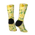 thumbnail image 4 of Junzan Lemon Mens Funny Socks For Men Women Colorful Fun Novelty Crew Patterned Socks, 4 of 9
