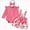 C193-Pink, variant on 3-6 Months Newborn Infant Preemie Infant Baby Bodysuit Romper Bodysuit Baby Girl Summer Skirt Outfits Short Sleeve Romper Overall Dress Ruffle Cherry Outfit Red Bodysuit Baby Gift
