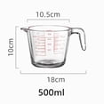 thumbnail image 3 of Taza medidora Yotijar resistente al calor 500ml 18x10.5x10cm, 3 of 10