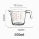 thumbnail image 3 of Vaso Dosificador shamjiam Taza medidora Cristal Resistente 18x10,5x10cm + 21x13,5x11cm, 3 of 8