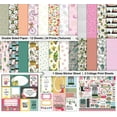 thumbnail image 2 of Inkdotpot Floral House Plants Theme Collection Double-Sided Scrapbook Paper Kit Cardstock 12"x12" Card Making Paper Pack With Sticker Sheet - 16 Pages - Pastel Pink, 2 of 4