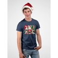 thumbnail image 2 of Farm Animals Xmas - Santa Hat Festive T-shirt Men's, 2 of 4