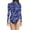 Blue, variant on Womens Mermaid One Piece Swimsuits Long Sleeve Athletic Swimsuit Sports Surfing Swimwear Bathing Suits