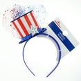 thumbnail image 2 of Way to Celebrate Americana Uncle Sam Hat Headband, 1 Piece, 2 of 3