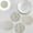 White #5, variant on Heat Resistant Silicone Placemat | Food Grade Round Pot Trivet | Thick Insulation Mat for Hot Pots & Bowls | Kitchen Table Protector | Drainage Design for Cups & Dishes | 6.2 Inch