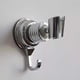 thumbnail image 2 of Soporte de ducha de repuesto cromado Soporte de cabezal de ducha ajustable de 360° cromado Soporte de pared de ducha extraíble Ventosa ajustable, plateado JAMW Sencillez, 2 of 5