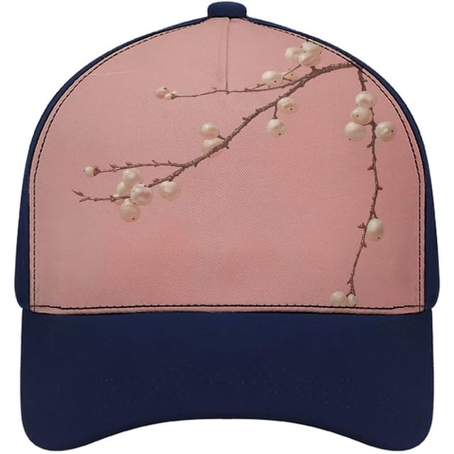 Pearl and Peach Baseball Cap Classic Golf Cap Soft Dad Hat Multicolor Adjustable Low Profile Hat Unisex
