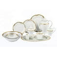 Lorren Home Trends Catherine 57Pc. Dinnerware Set, Service for 8