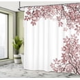 thumbnail image 4 of Ambesonne Leaves Shower Curtain, Broad Leaves Close-up Motif, 69"Wx84"L, Pale Maroon, 4 of 4