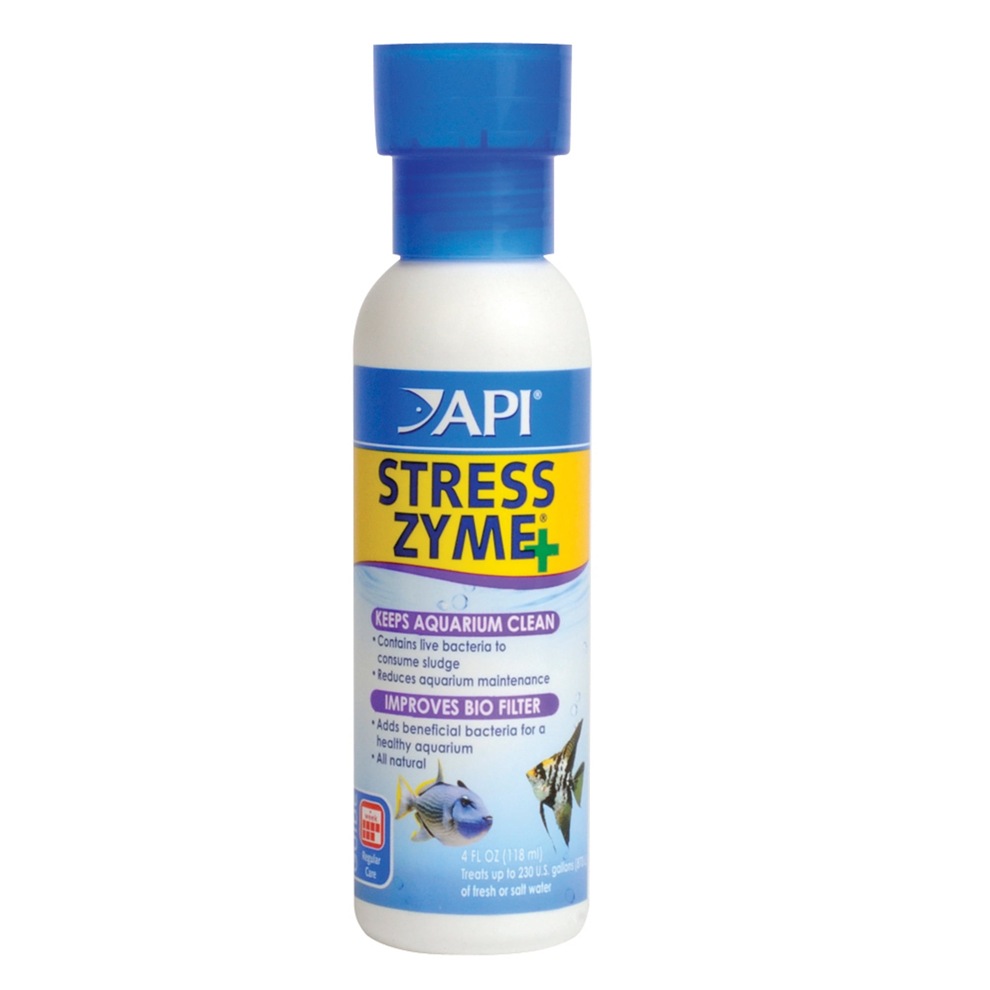 API Stress Zyme, Freshwater And Saltwater Aquarium Water Cleaning