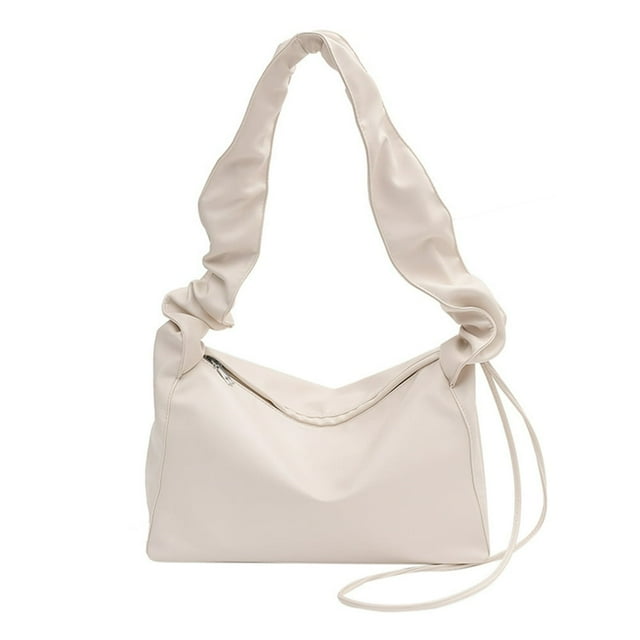 Fashion Women Female Tote Bags Solid Color Underarm Bags Simple Commute Handbags