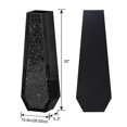 thumbnail image 2 of 30" Tall Crushed Diamond Floor Vase, Black Large Vases for Decor Living Room, Crystal Mirrored Home Decor Vases for Dried Flower, 2 of 6