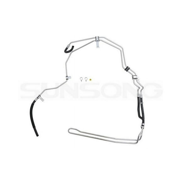 Sunsong 3404822 Power Steering Return Line Hose Assembly