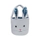 thumbnail image 1 of Small Easter Baskets, Adorable Bunny Easter Basket with Plush Ears and Handle Perfect for Kids' Egg Hunts and Holiday Decorations, Easter Gifts That Both Boys and Girls Need (Blue), 1 of 2