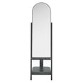 thumbnail image 5 of Standing Mirror, Black, Wood, Bedroom Living, Modern Contemporary HB34732, 5 of 11