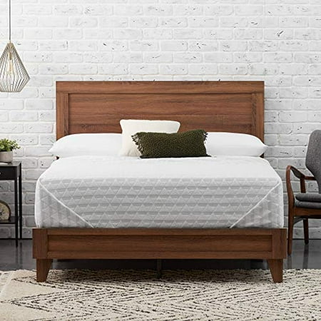 Edenbrook Delta Wood Bed Platform, King, Southern Oak