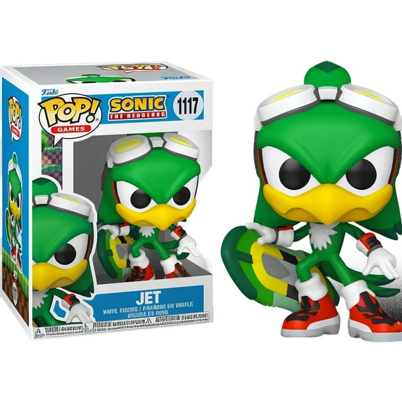 Funko Pop! Games: Sonic the Hedgehog - Jet the Hawk with Board