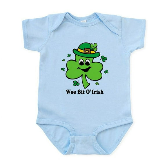 CafePress - Wee Bit O' Irish Infant Bodysuit - Baby Light Bodysuit, Size Newborn - 24 Months