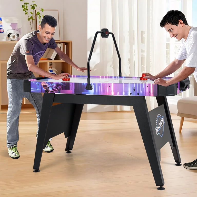 Gymax Air Hockey Table for Kids & Adults w/Digital LED Scoreboard